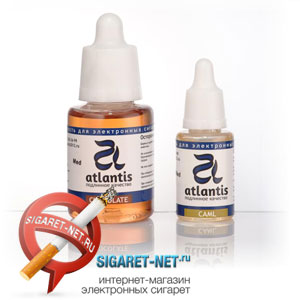 Жидкость Atlantis ( Атлантис ) для заправки электронных сигарет с ароматом сигаретного табака